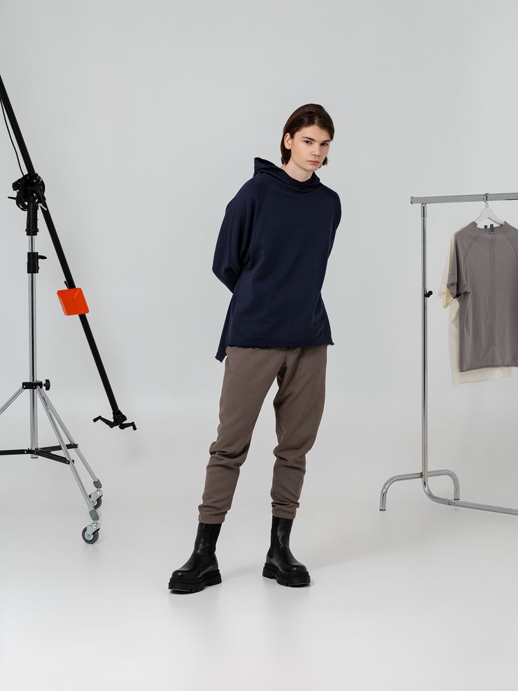 Худи унисекс Vozduh 1.0, темно-синее — изображение 3