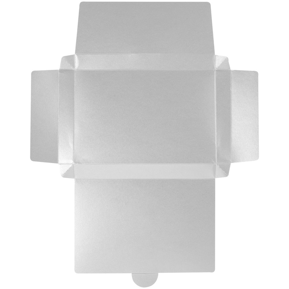 Коробка самосборная Flacky Slim, серебристая — изображение 4