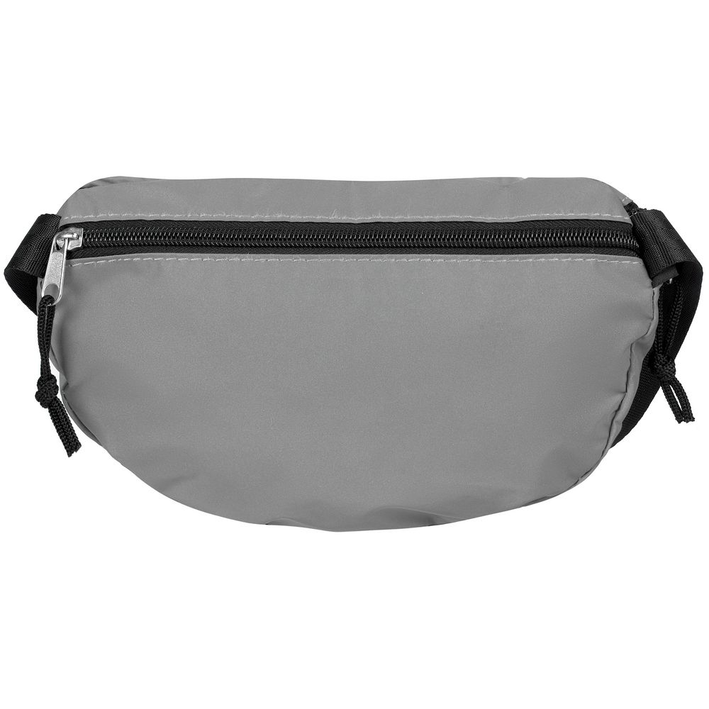 Поясная сумка Manifest из светоотражающей ткани, серая — изображение 5