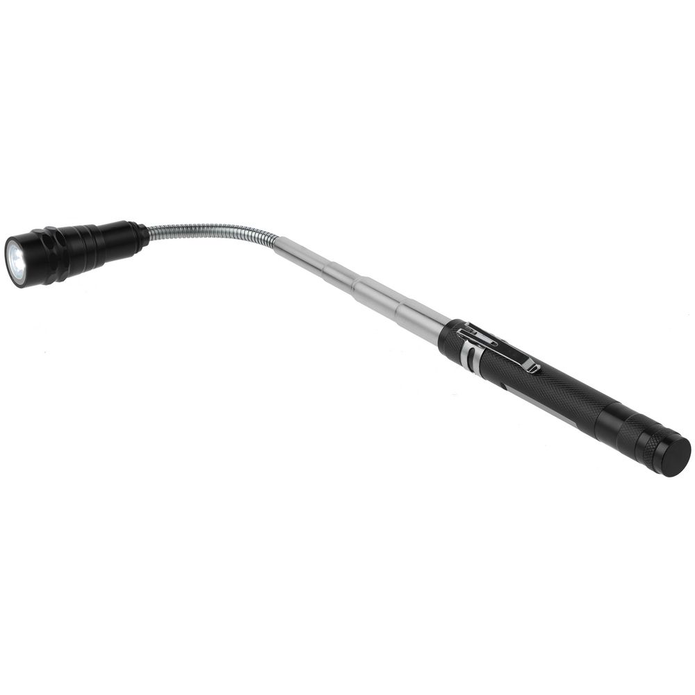 Телескопический фонарь с магнитом Flexion, черный — изображение 5