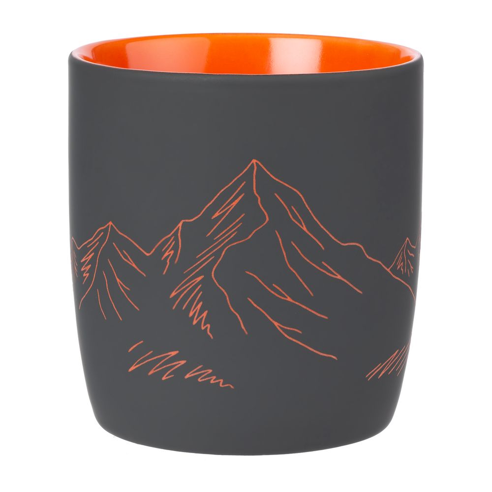 Кружка Surprise Touch с покрытием софт-тач, оранжевая — изображение 4