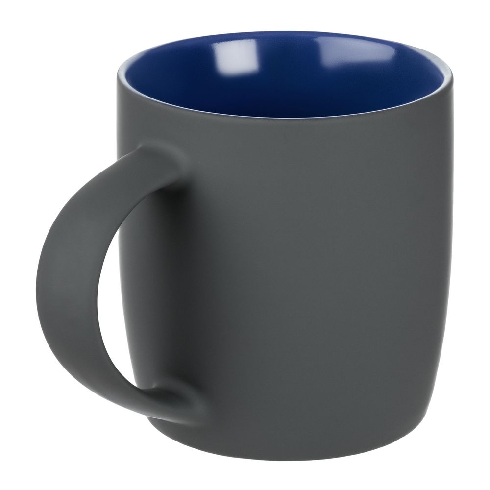 Кружка Surprise Touch с покрытием софт-тач, синяя — изображение 3