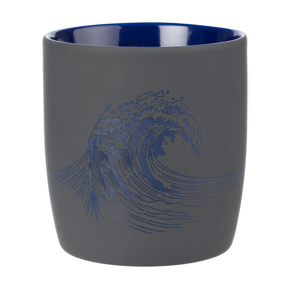 Кружка Surprise Touch с покрытием софт-тач, синяя — изображение 4