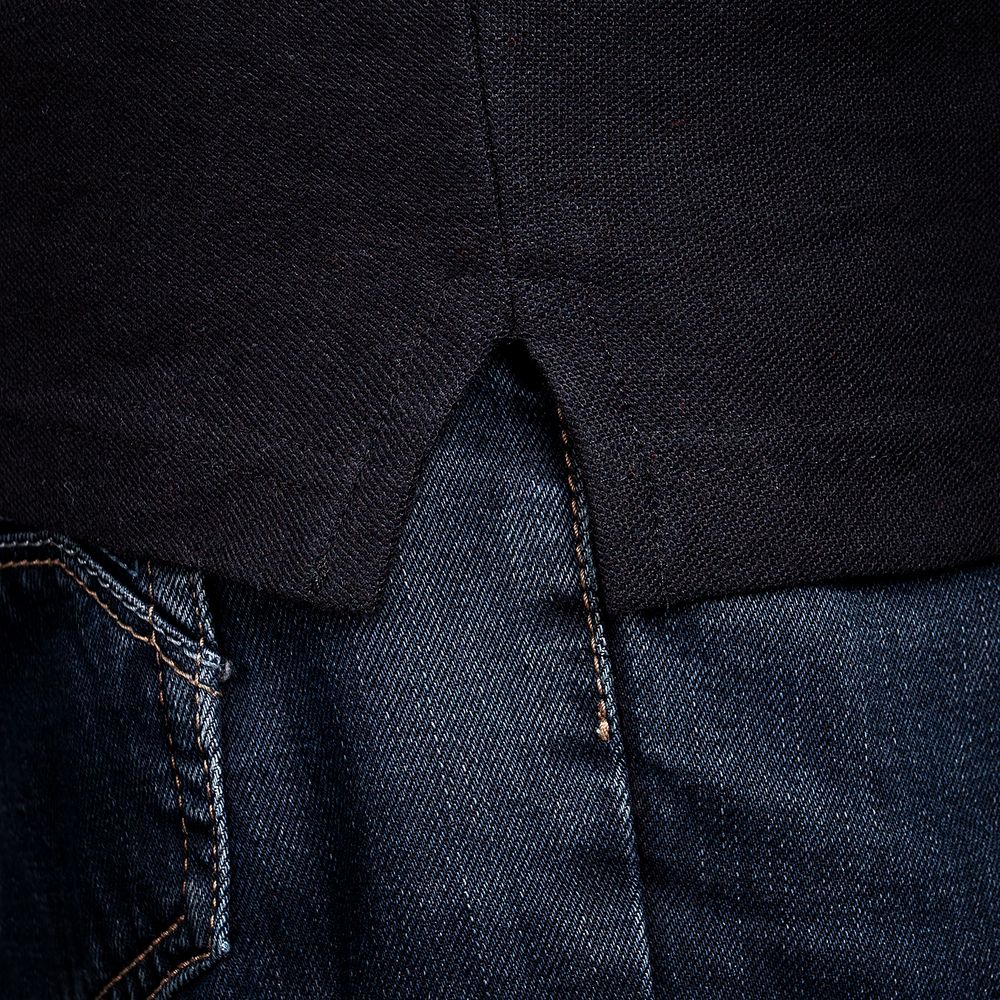 Рубашка поло Virma Stripes, черная — изображение 5