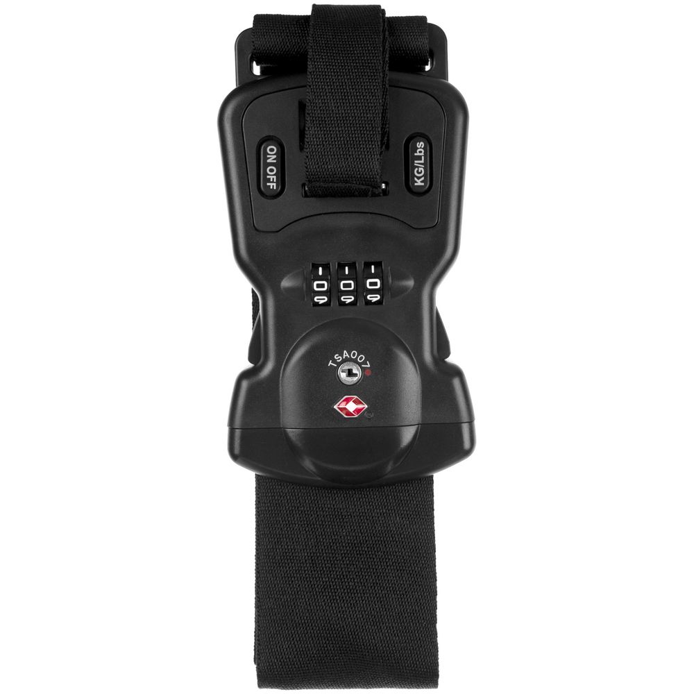 Багажный ремень с весами Bagremmen, черный — изображение 3