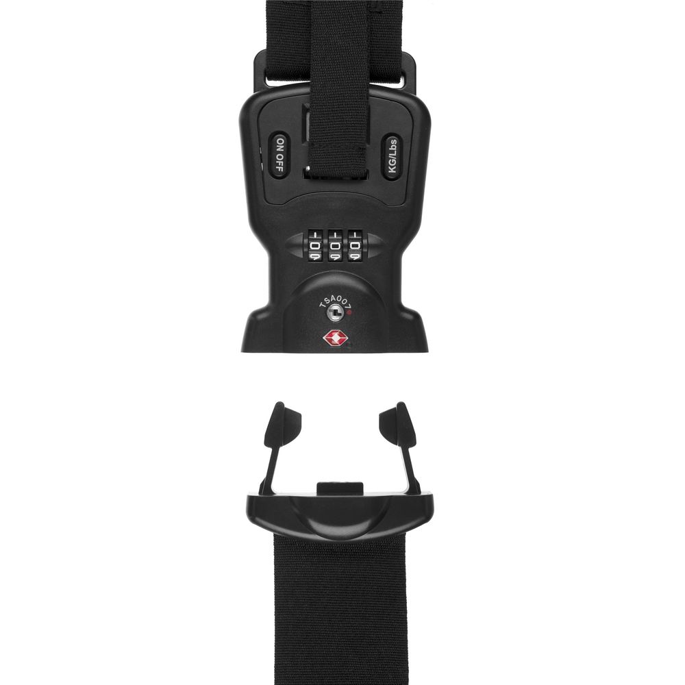 Багажный ремень с весами Bagremmen, черный — изображение 6