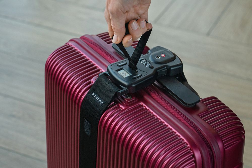 Багажный ремень с весами Bagremmen, черный — изображение 10