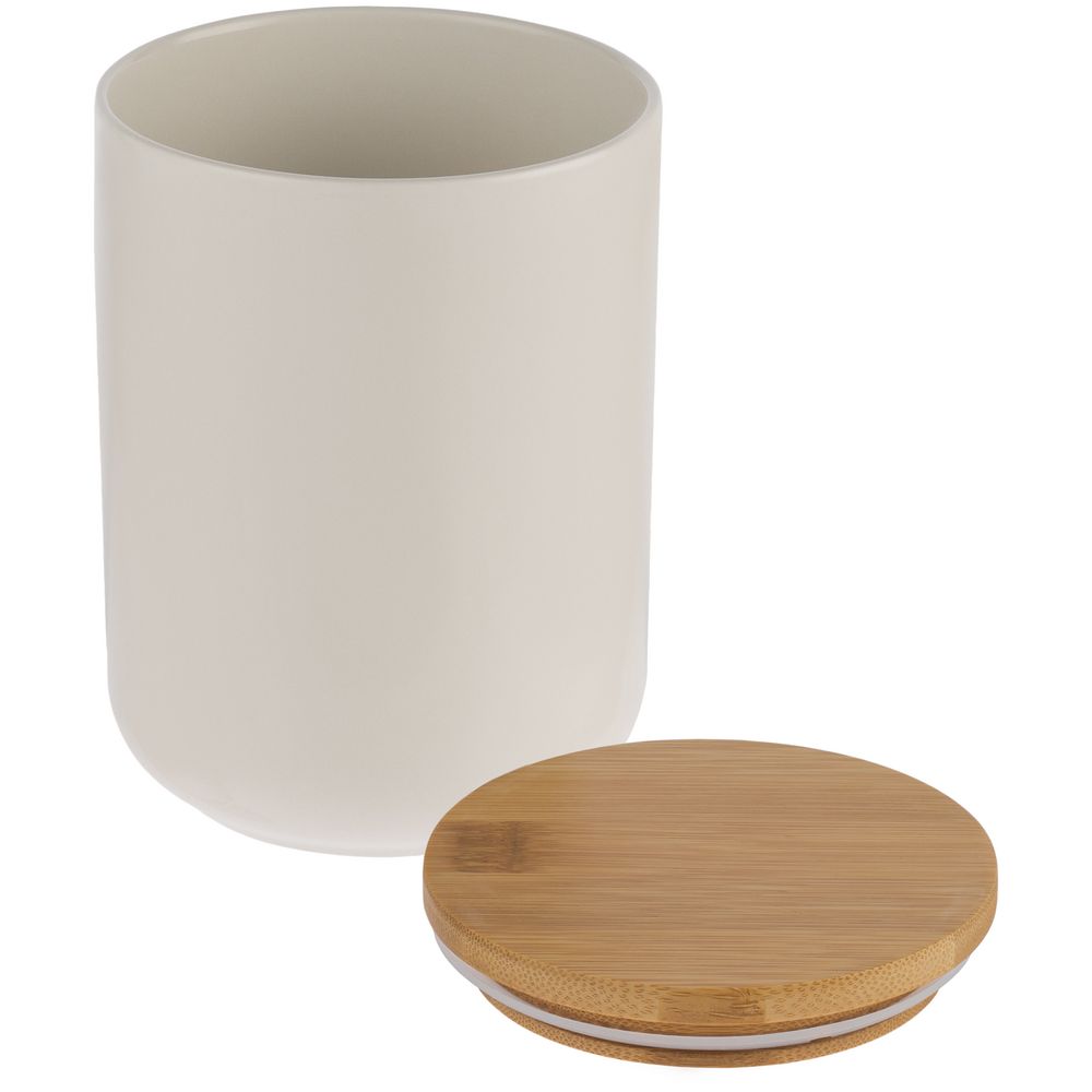 Банка для хранения Bambic с бамбуковой крышкой — изображение 3