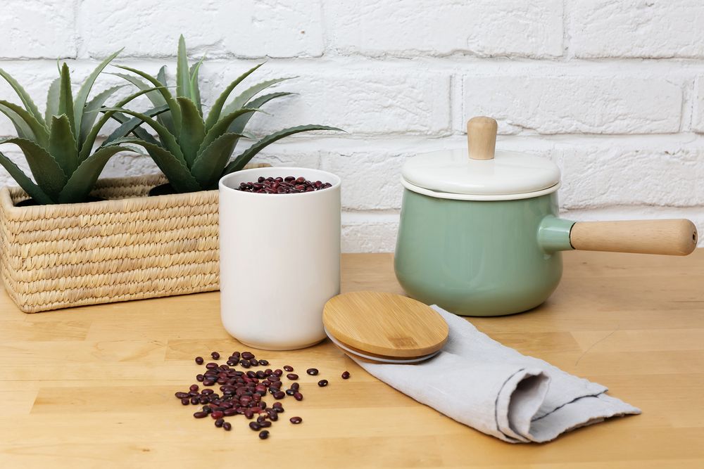 Банка для хранения Bambic с бамбуковой крышкой — изображение 8