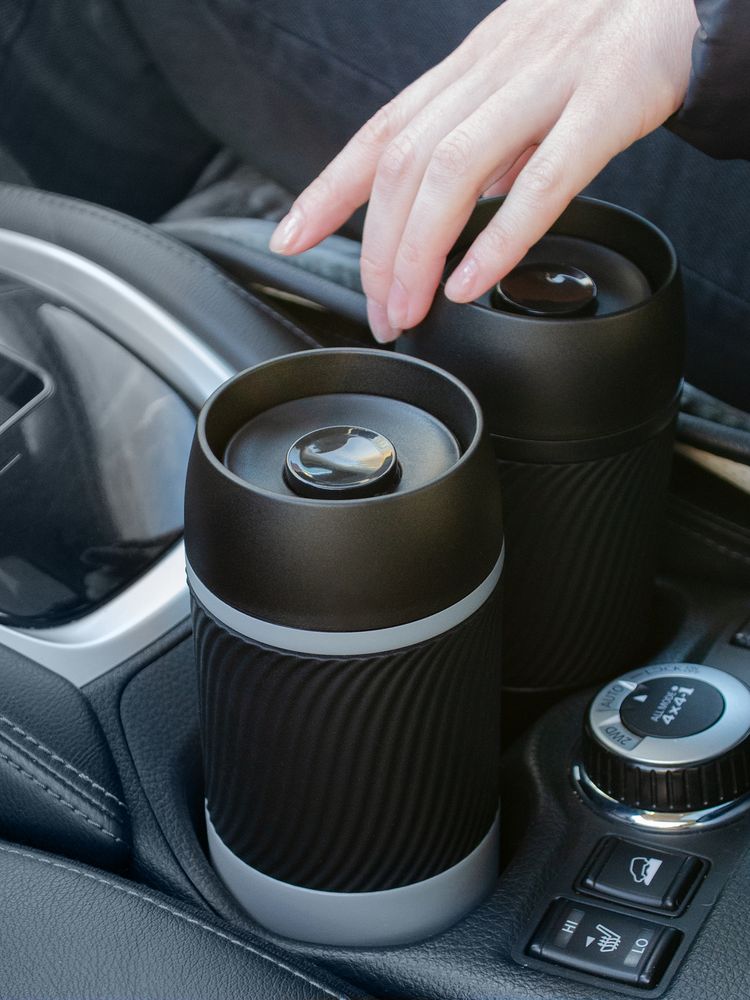 Термостакан Hub, черный — изображение 8