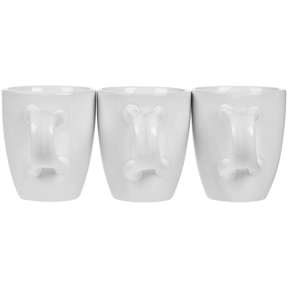 Кофейная кружка Pairy с ложкой, белая с оранжевой — изображение 9