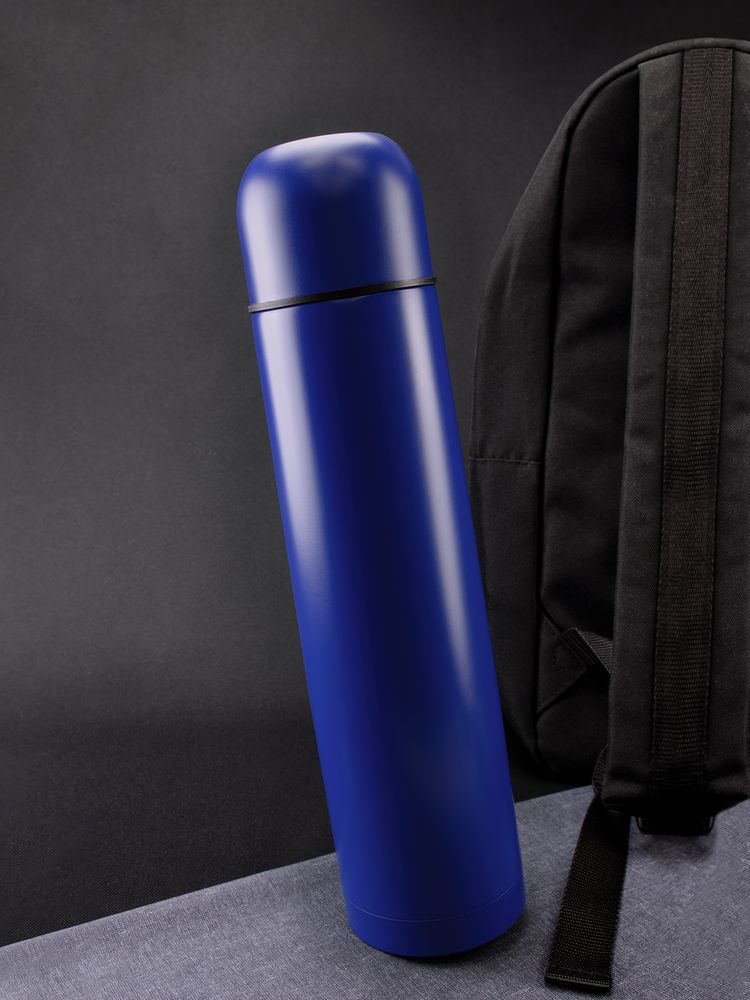 Термос Ammo 1000, синий — изображение 7