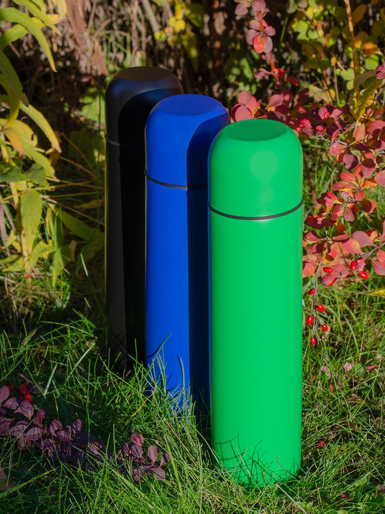 Термос Ammo 1000, синий — изображение 10