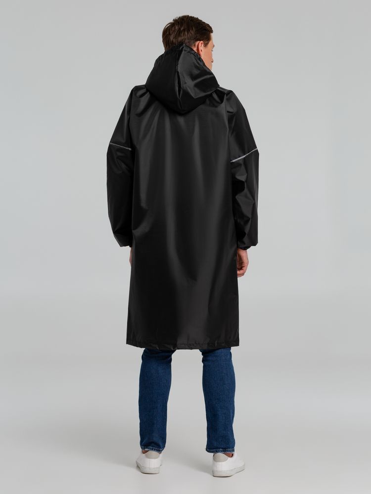 Дождевик со светоотражающими элементами Rainman Blink, черный — изображение 9