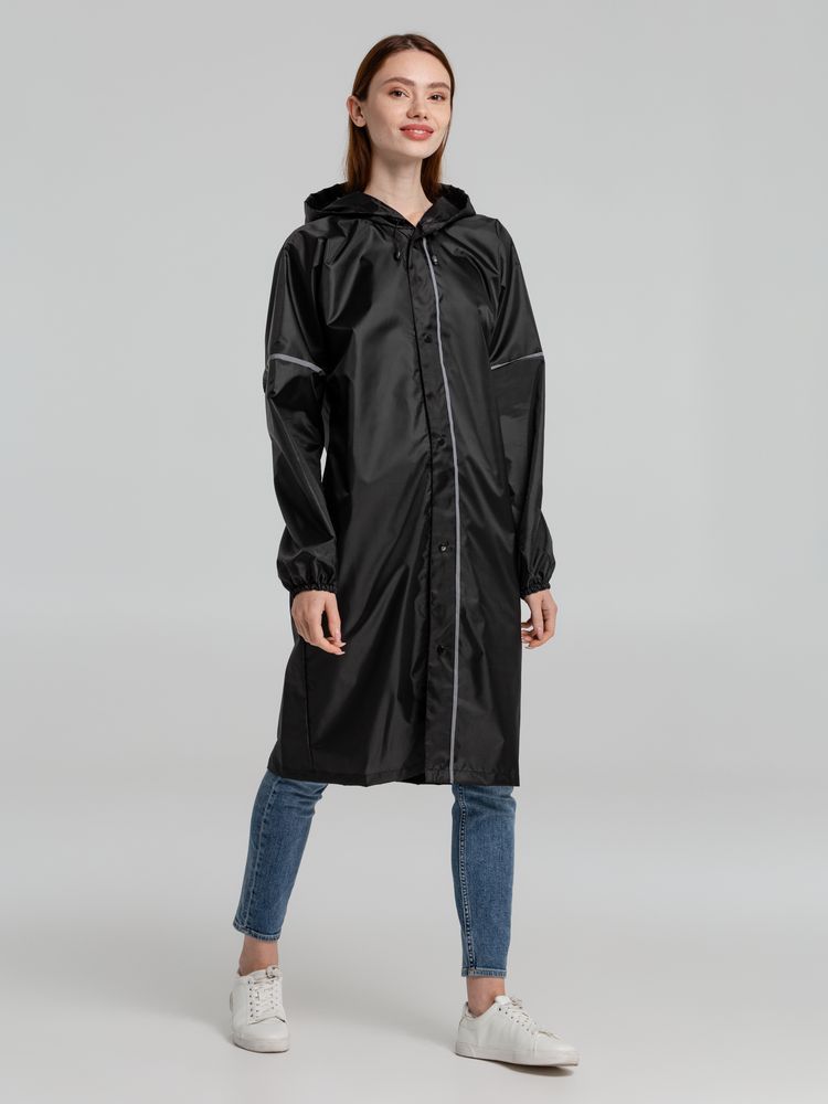 Дождевик со светоотражающими элементами Rainman Blink, черный — изображение 6