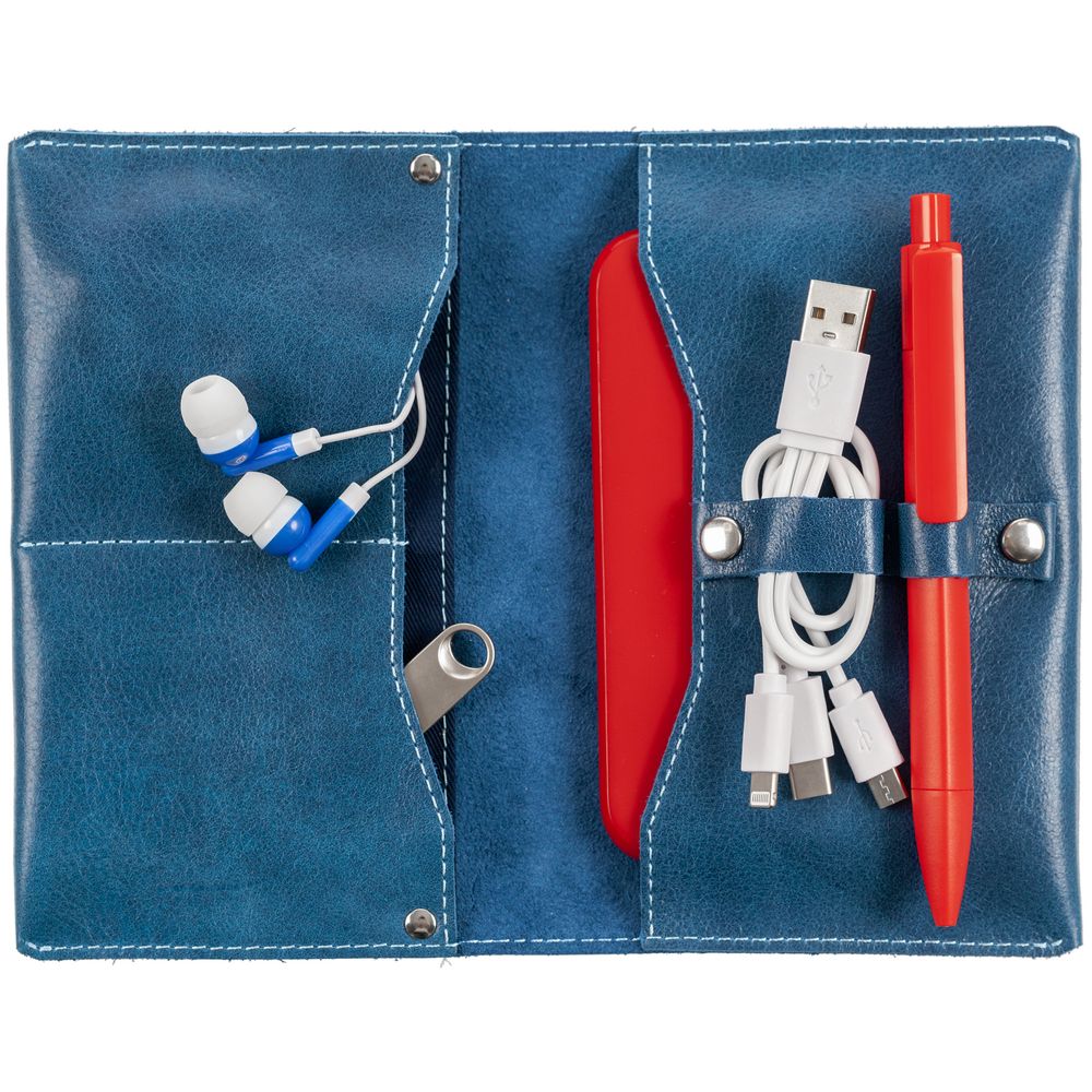 Органайзер для зарядных устройств Apache, синий — изображение 6