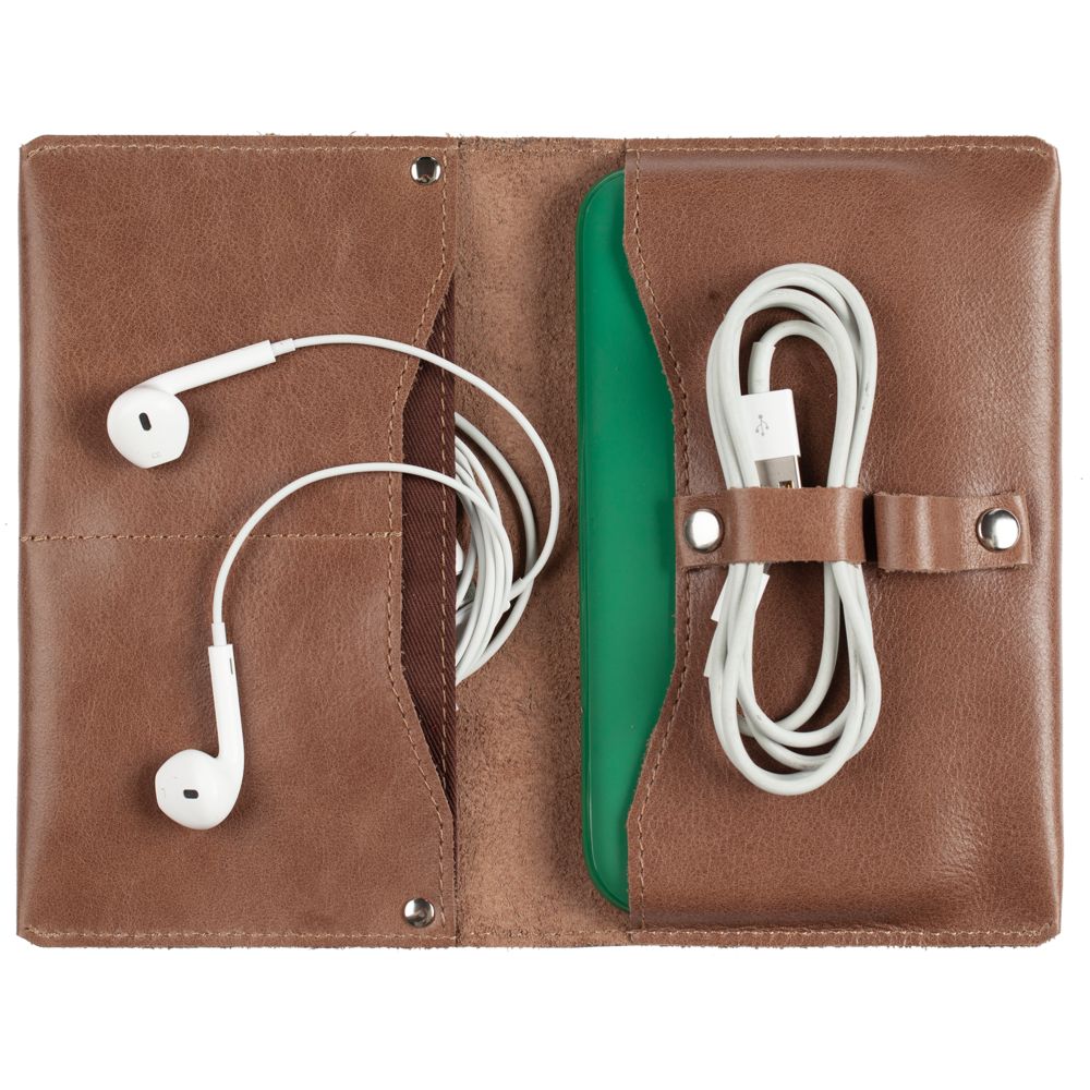 Органайзер для зарядных устройств Apache, коричневый (какао) — изображение 5