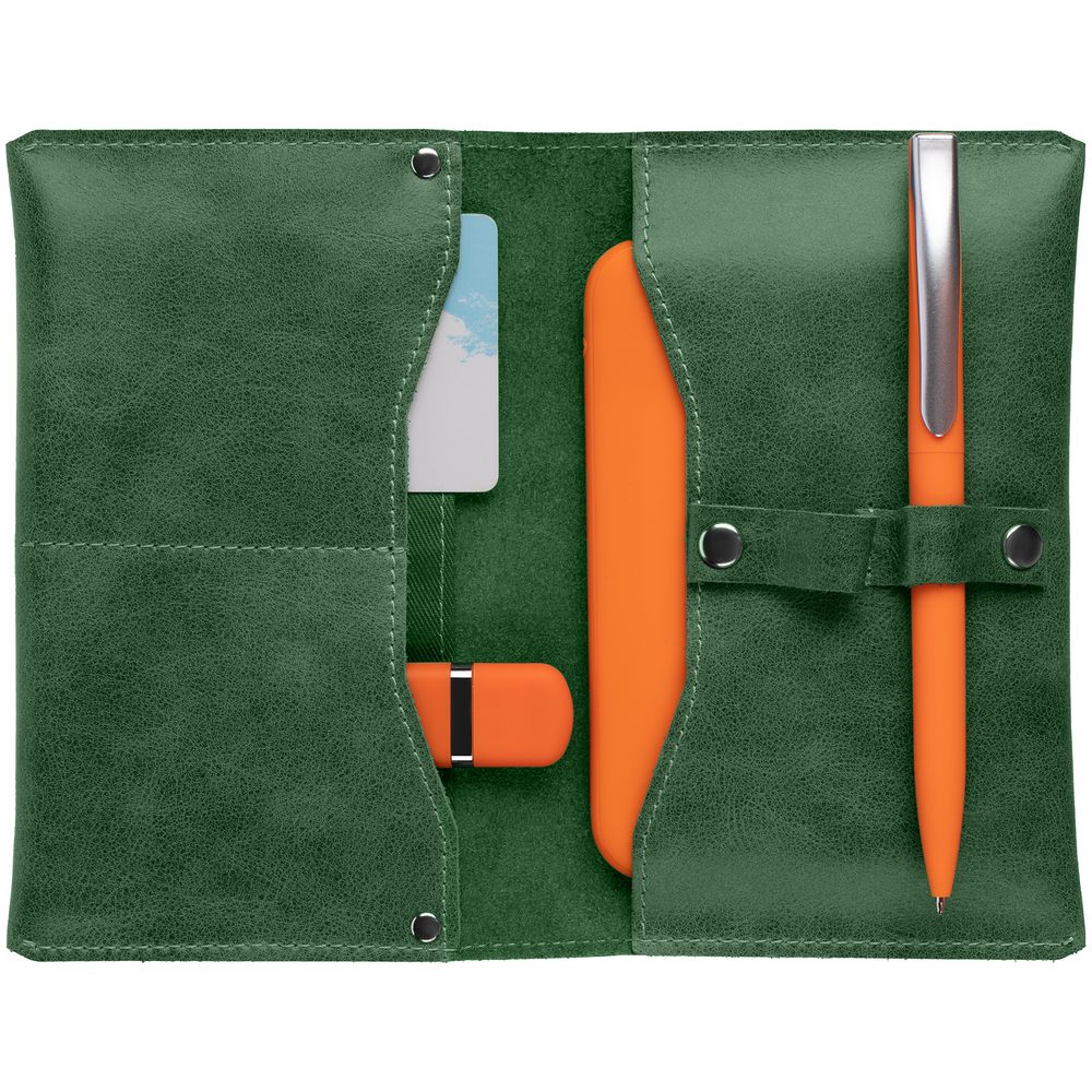 Органайзер для зарядных устройств Apache, темно-зеленый — изображение 6