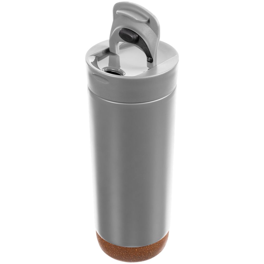 Термостакан Steady, серый — изображение 3