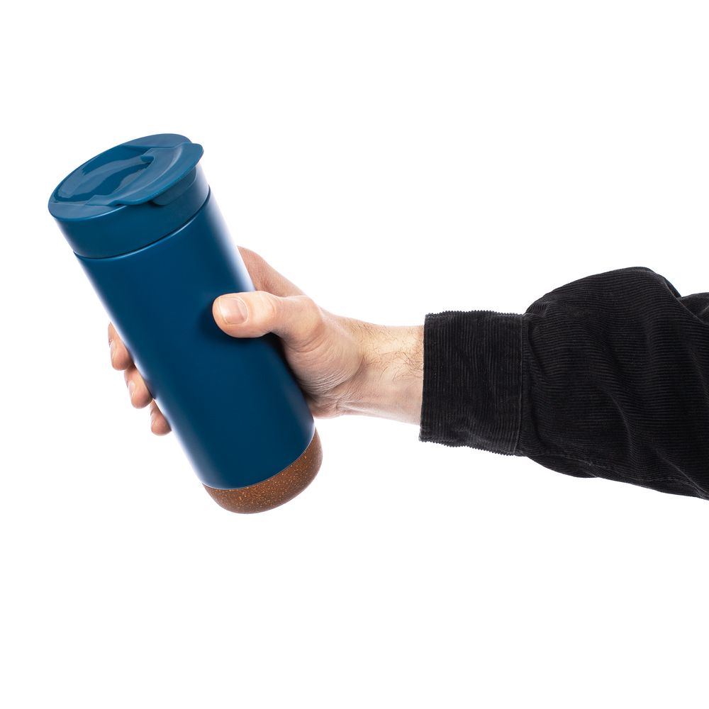 Термостакан Steady, синий — изображение 7