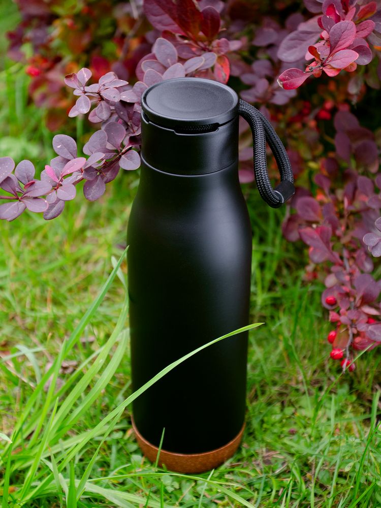 Термобутылка Steady, черная — изображение 10