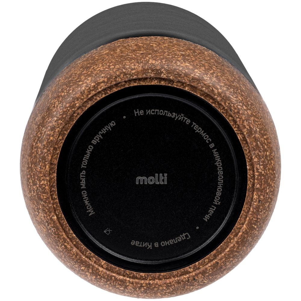 Термобутылка Steady, черная — изображение 6