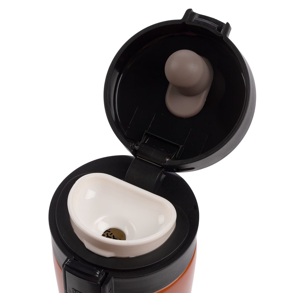 Термостакан с ситечком No Leak Infuser, оранжевый — изображение 4