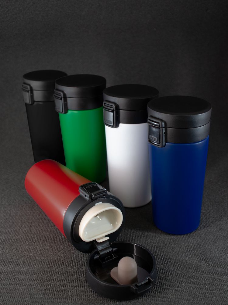 Термостакан с ситечком No Leak Infuser, красный — изображение 13