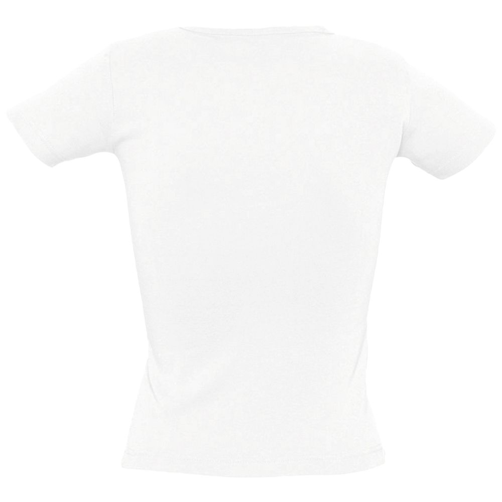 Футболка женская с круглым вырезом Lady 220 белая — изображение 3