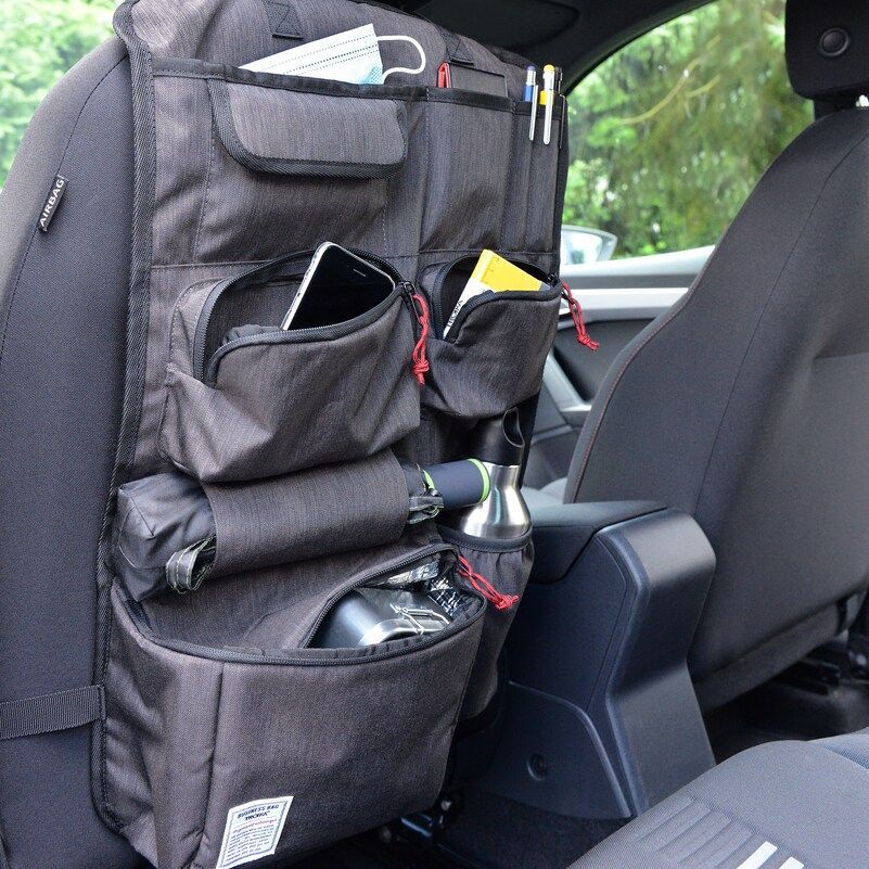 Органайзер на спинку сиденья Business Car Organizer, серый — изображение 5