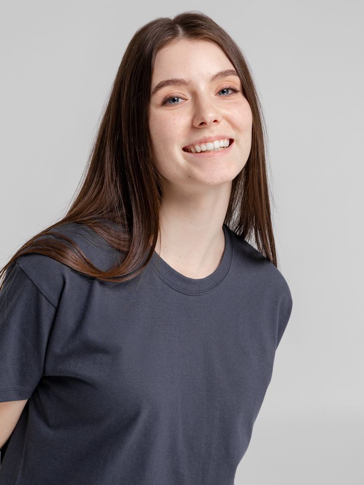 Футболка Imperial 190, темно-серая (графит) — изображение 7