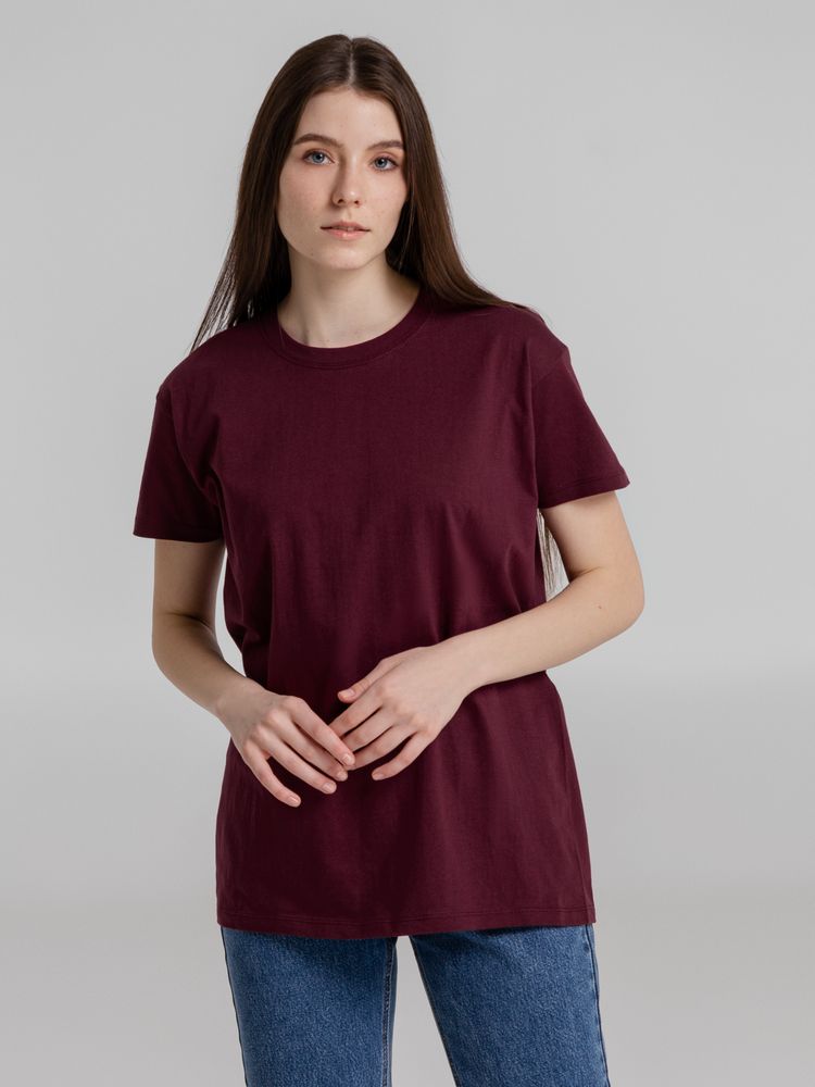 Футболка Imperial 190, бордовая — изображение 9