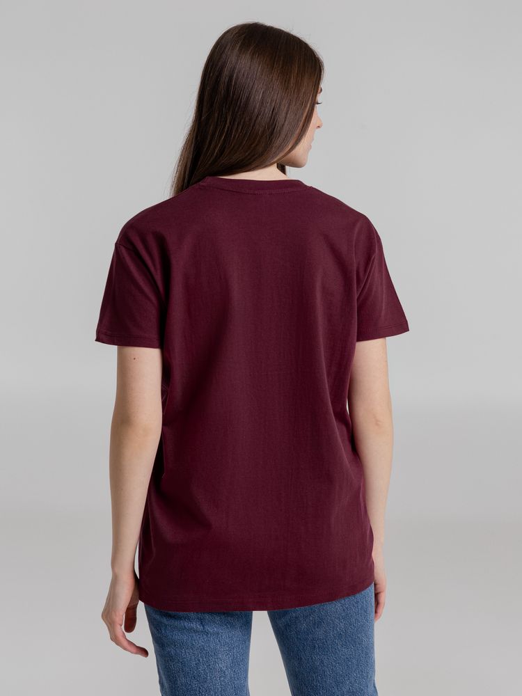 Футболка Imperial 190, бордовая — изображение 11