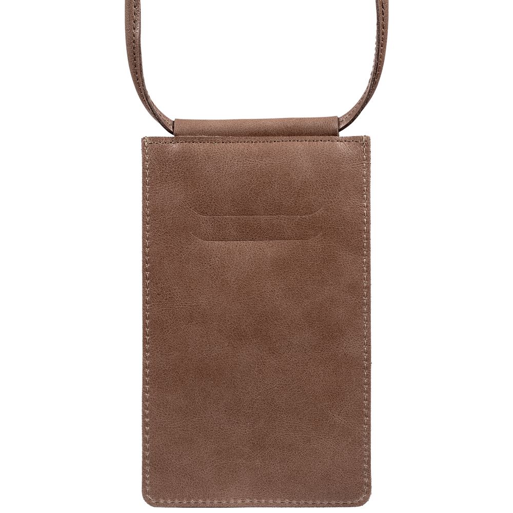 Сумочка для телефона Apache, коричневая (какао) — изображение 4