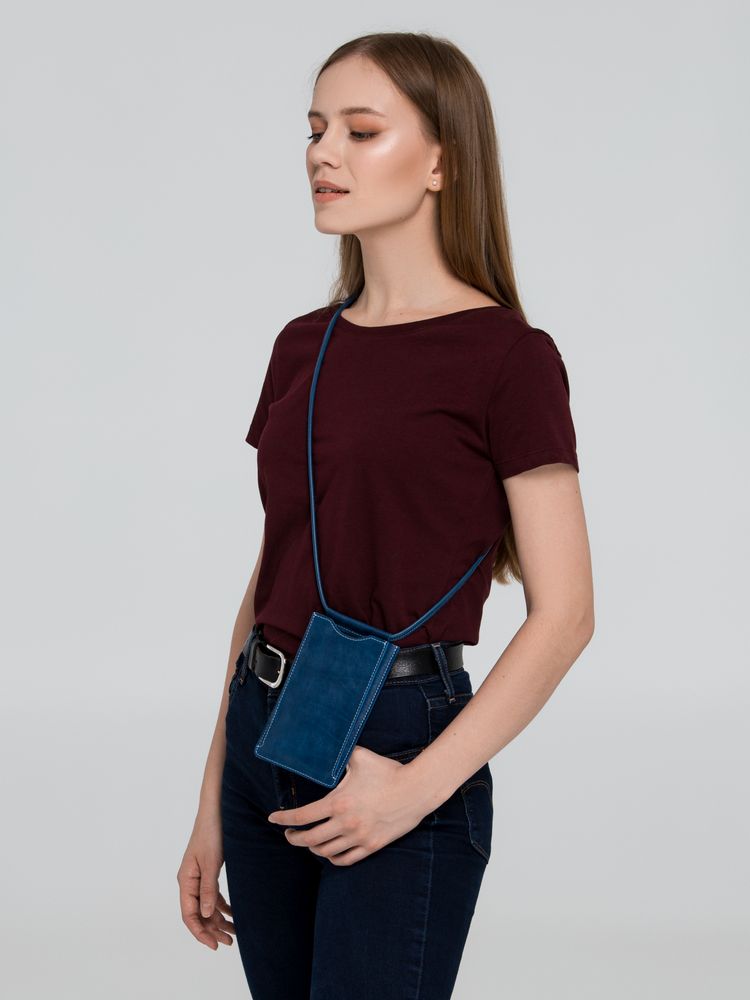 Сумочка для телефона Apache, коричневая (какао) — изображение 7