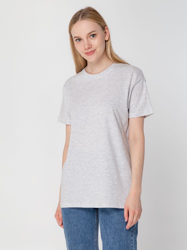 Футболка унисекс Regent 150, светло-серый меланж — изображение 10