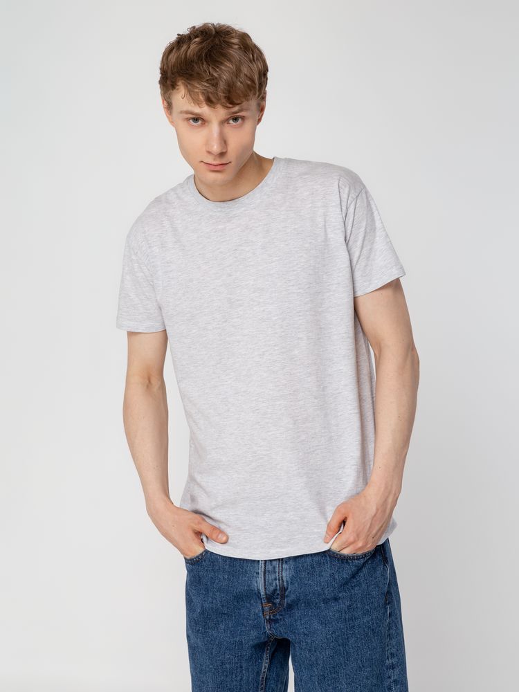 Футболка унисекс Regent 150, светло-серый меланж — изображение 6