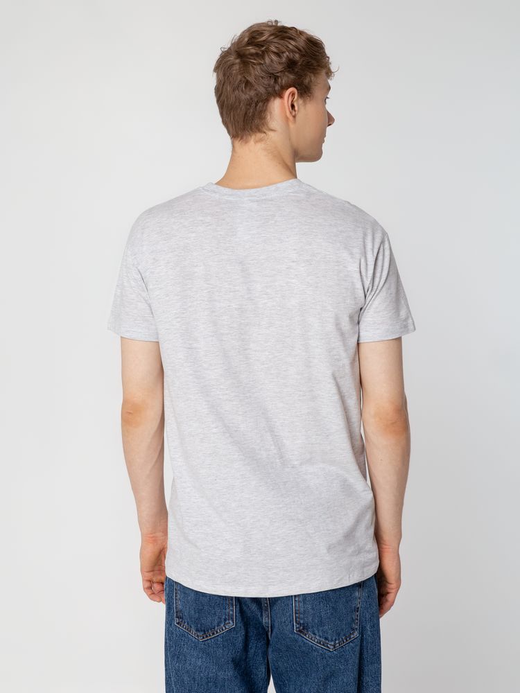 Футболка унисекс Regent 150, светло-серый меланж — изображение 7