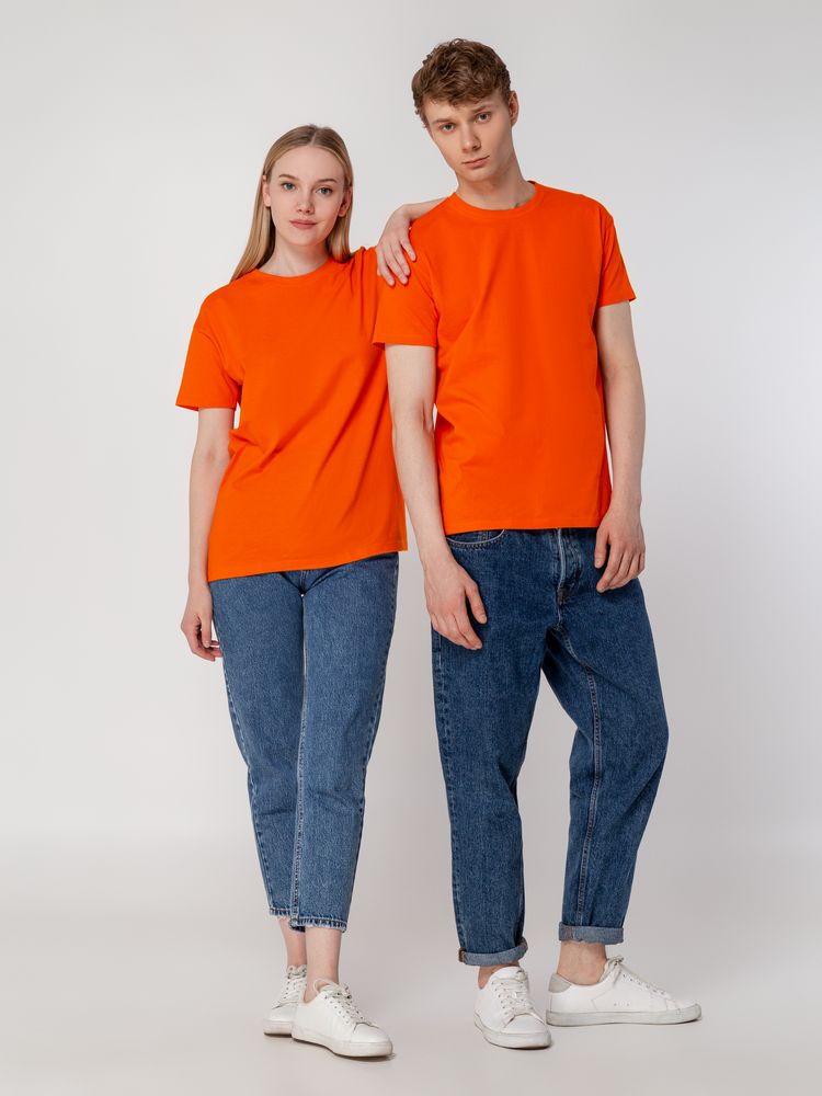 Футболка унисекс Regent 150, оранжевая — изображение 12