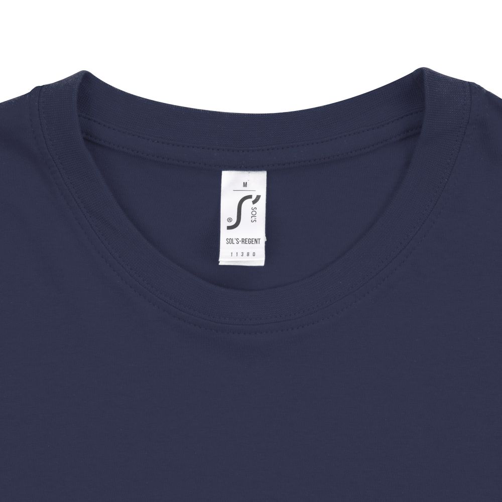 Футболка унисекс Regent 150, синяя (джинс) — изображение 4