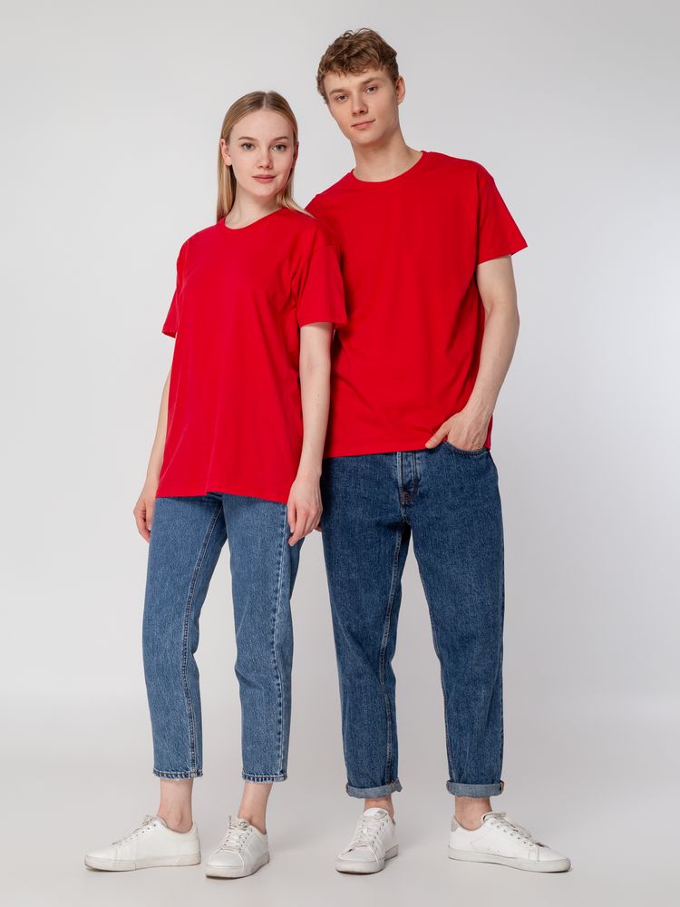 Футболка унисекс Regent 150, ярко-розовая (фуксия) — изображение 12