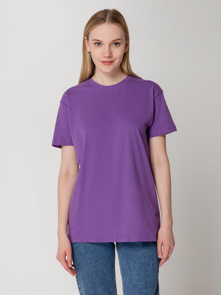 Футболка унисекс Regent 150, фиолетовая — изображение 6