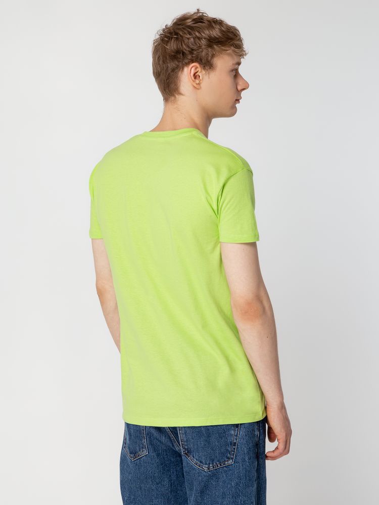 Футболка унисекс Regent 150, зеленое яблоко — изображение 10