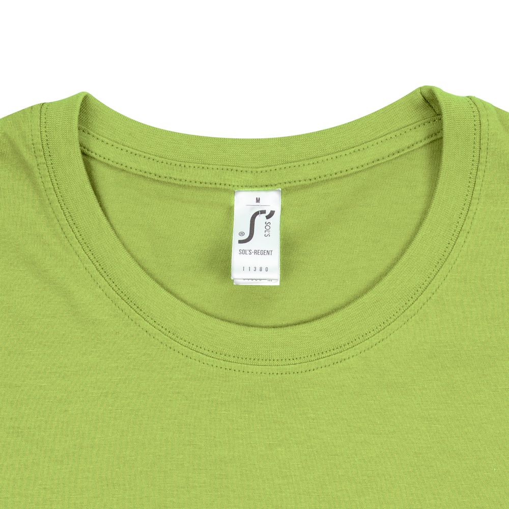 Футболка унисекс Regent 150, зеленое яблоко — изображение 4