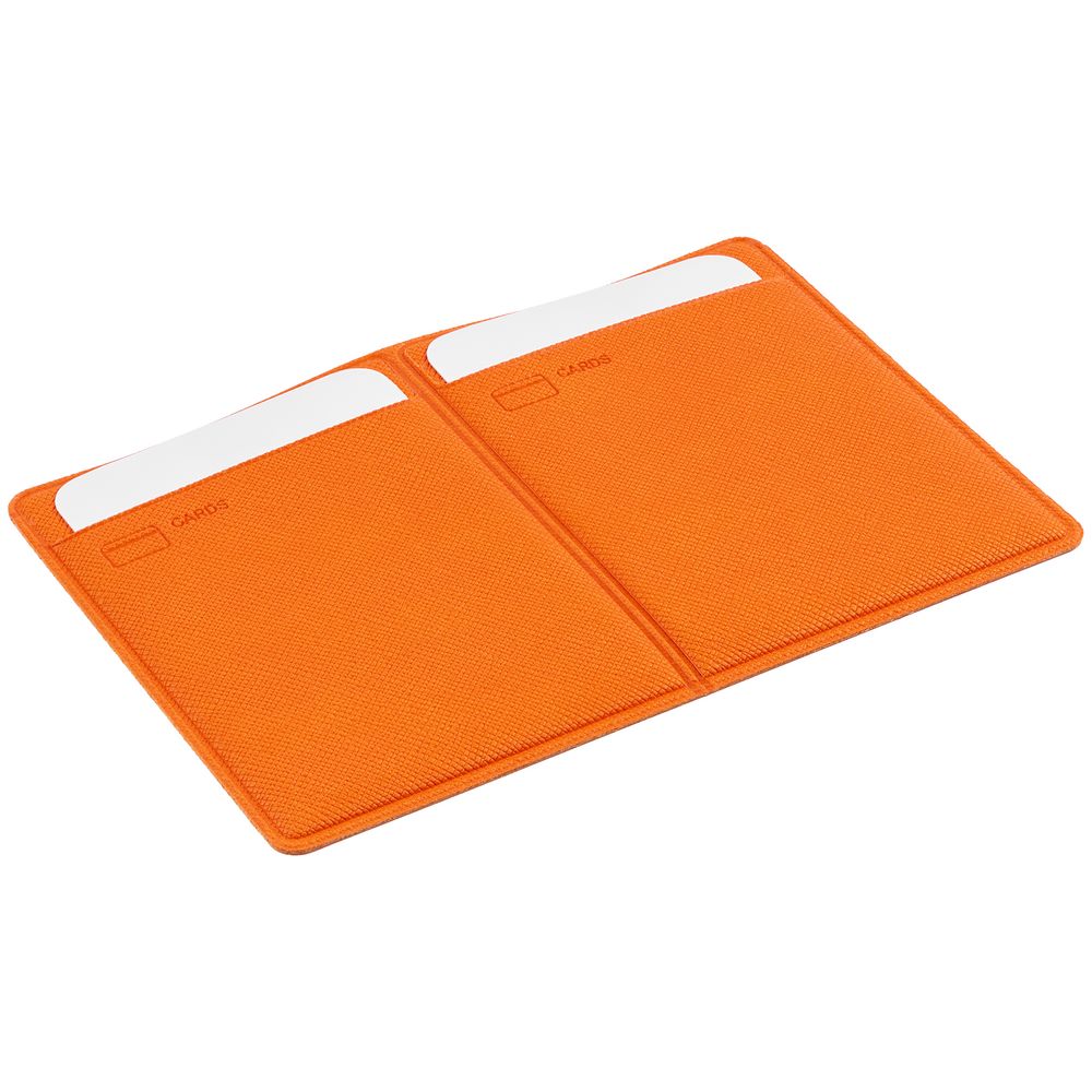 Обложка для автодокументов Devon Light, оранжевая — изображение 4