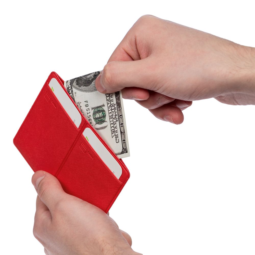 Обложка для автодокументов Devon Light, красная — изображение 7