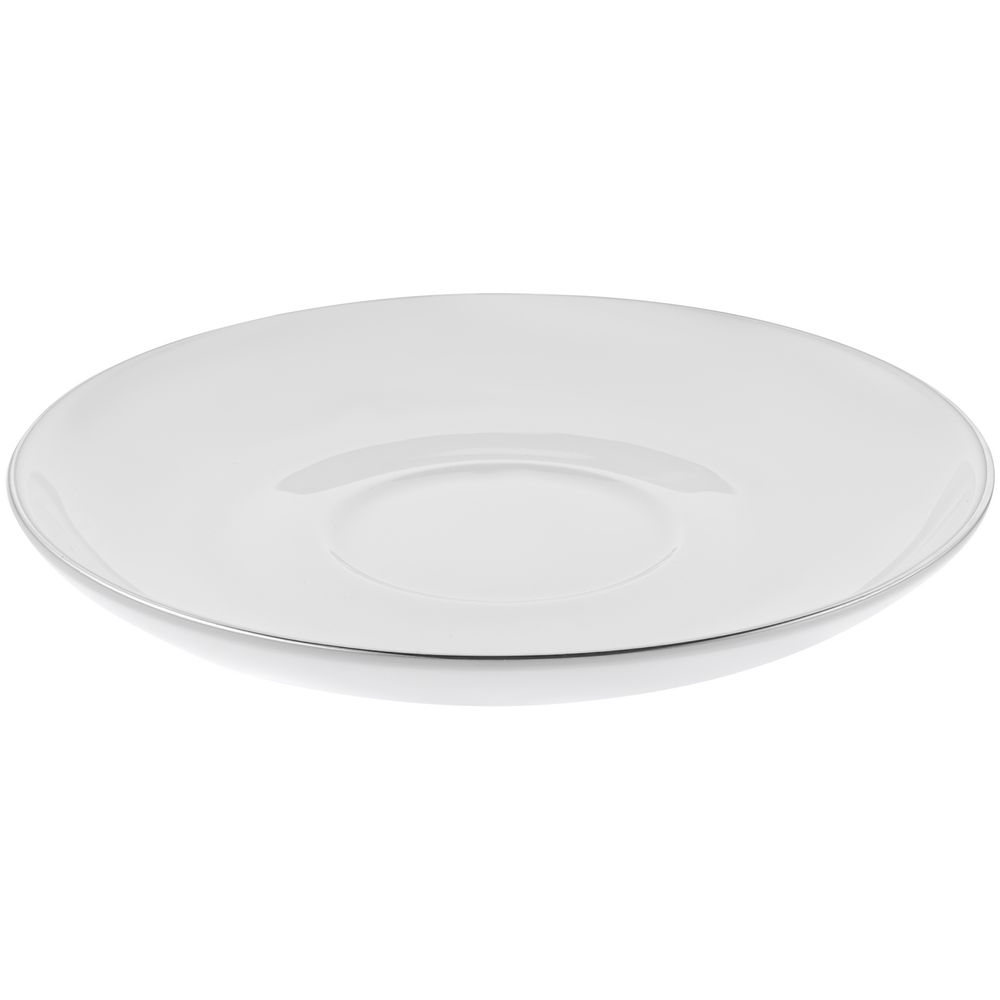 Кофейная пара Select, белая с серебристой отводкой — изображение 9