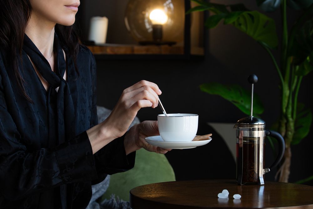 Набор на 2 персоны Select, белый с золотистой отводкой — изображение 12