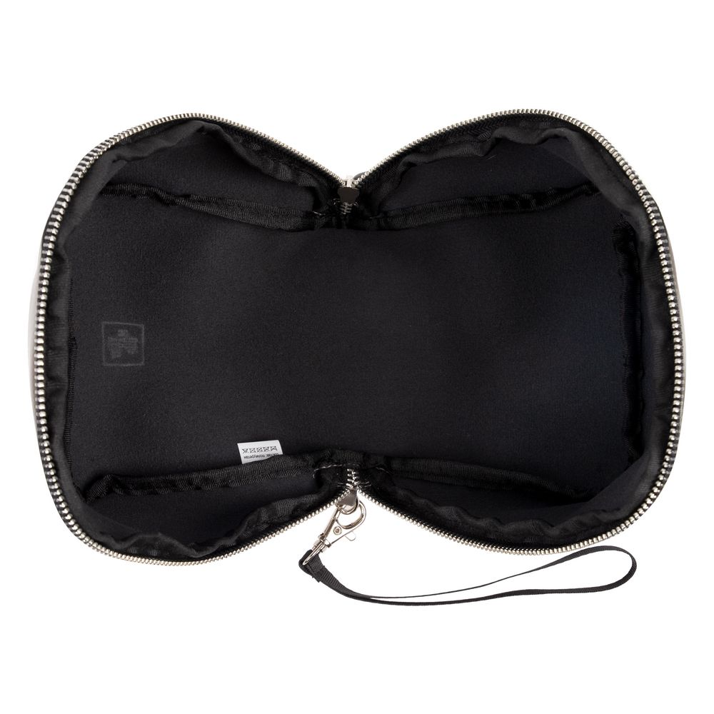 Дорожная косметичка Cubo, серая с логотипом — изображение 8