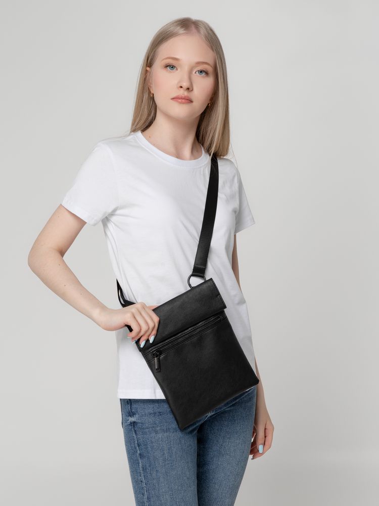 Сумка через плечо ringLink, черная — изображение 6